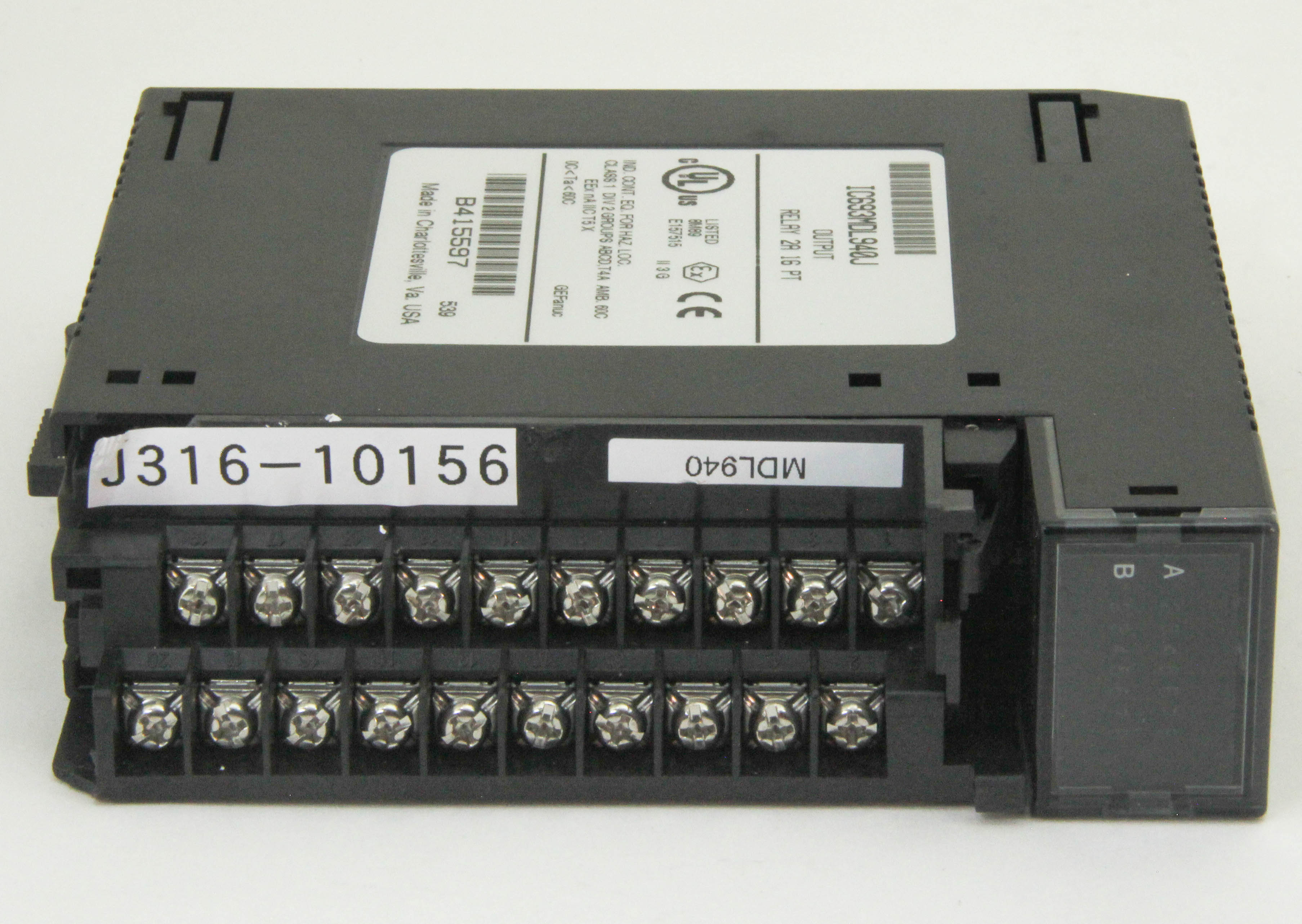 Ge Fanuc Output Relay A Pt Ic Mdl J J Gallery